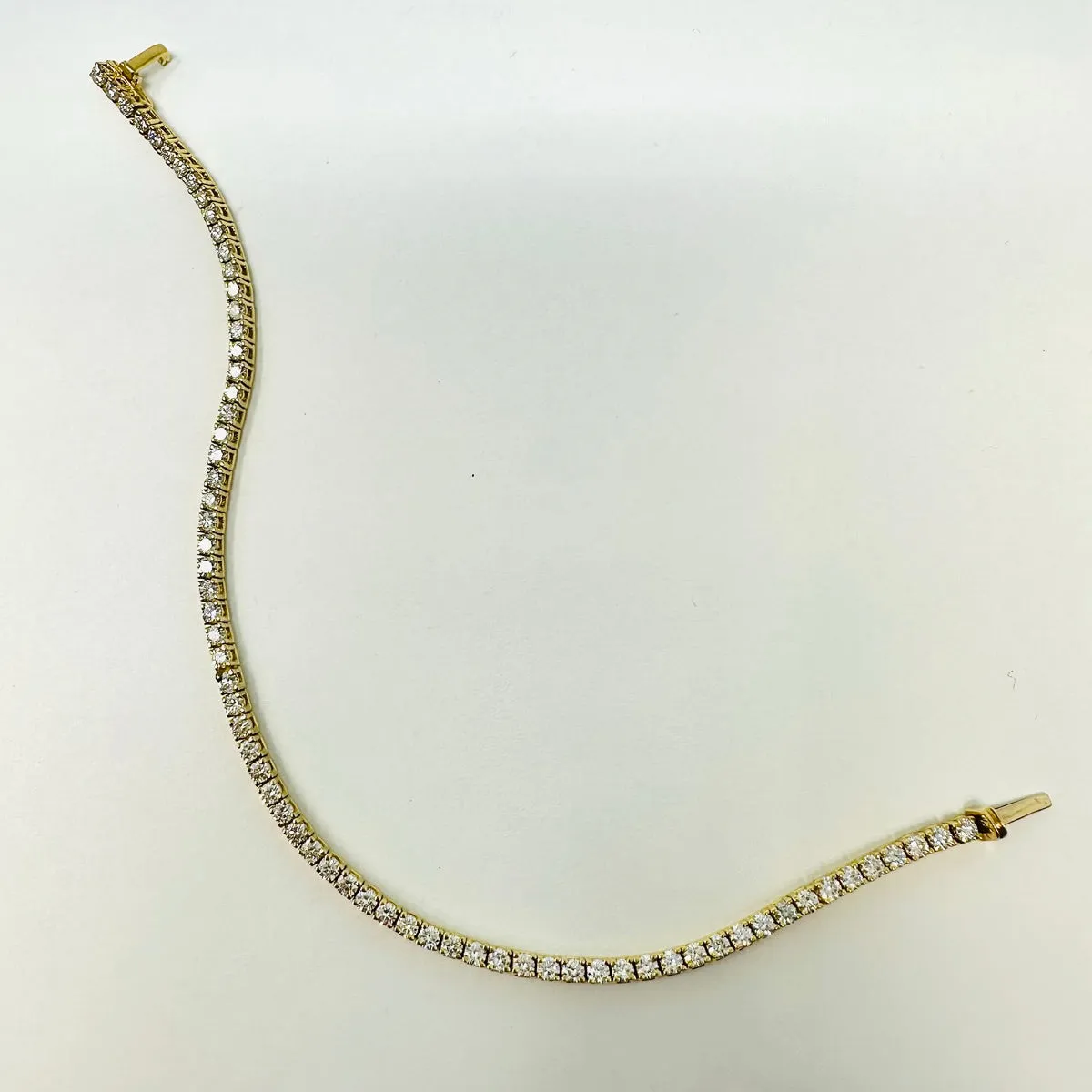 18K Gold Diamond Tennis Bracelet