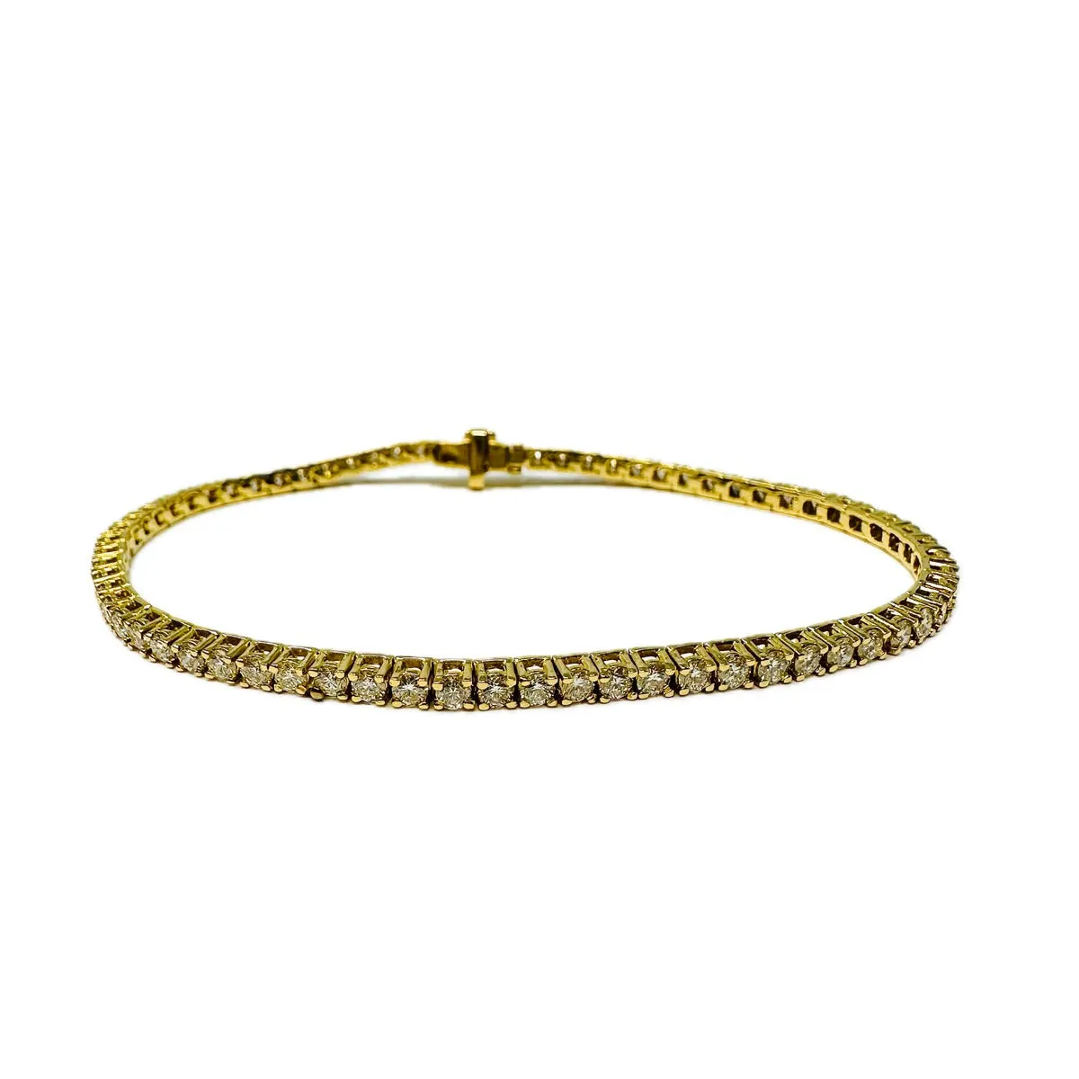 18K Gold Diamond Tennis Bracelet