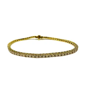 18K Gold Diamond Tennis Bracelet