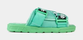 222 Banda Mitel 11 Slides Mens Sandals (Green)