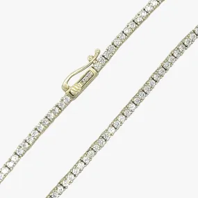 2mm Diamond Tennis Necklace
