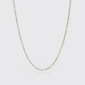 3MM  Tennis Chain - Gold