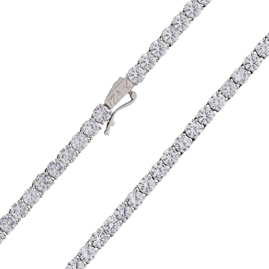 3mm Tennis Necklace