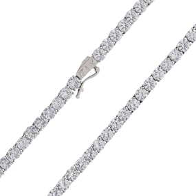 3mm Tennis Necklace