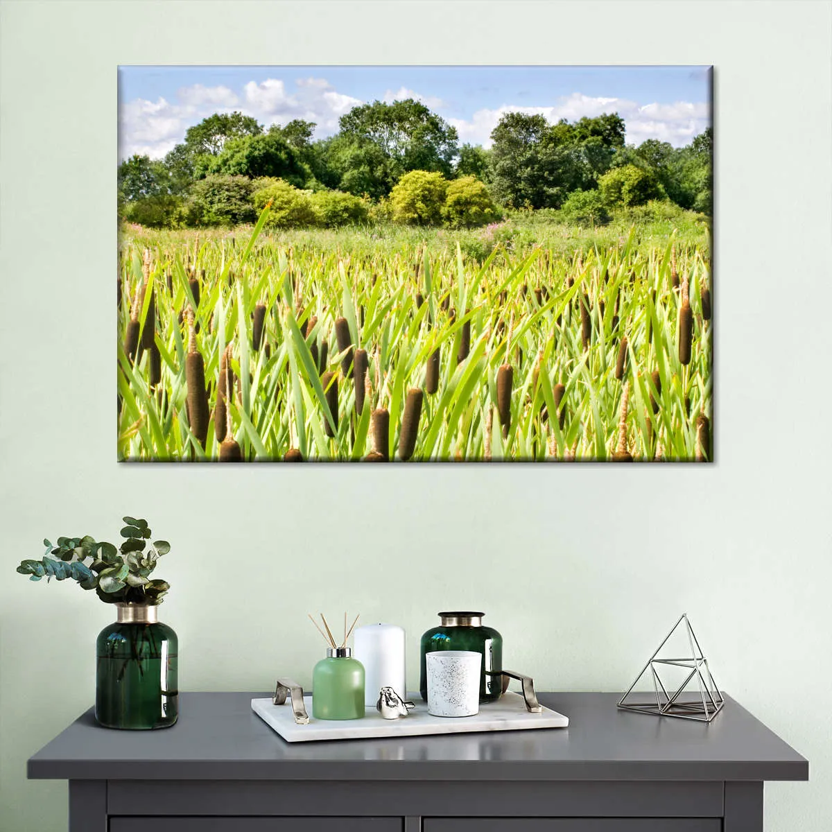 57 Shades Of Green Wall Art