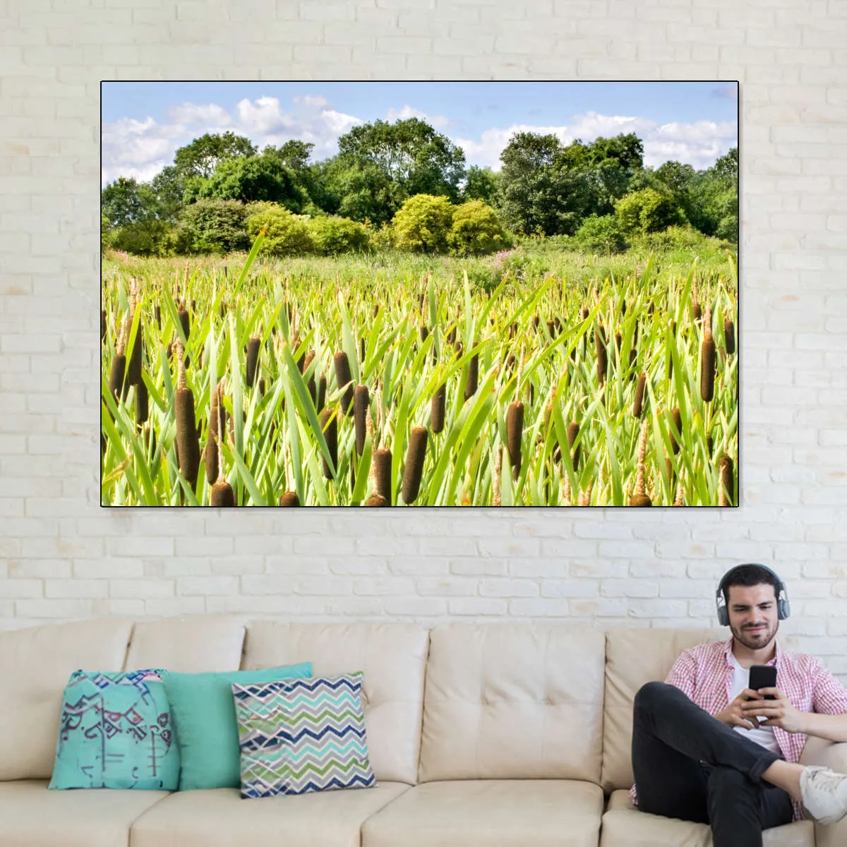57 Shades Of Green Wall Art