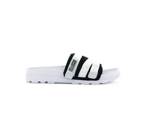 76696-102-M | SOLEA SLIDE | WHITE/BLACK