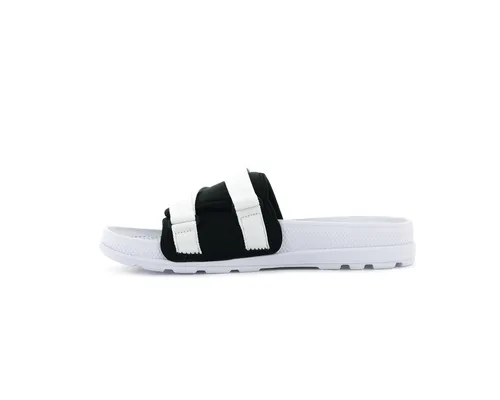 76696-102-M | SOLEA SLIDE | WHITE/BLACK