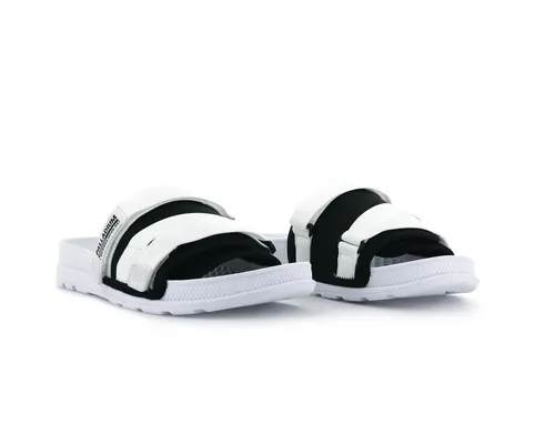 76696-102-M | SOLEA SLIDE | WHITE/BLACK