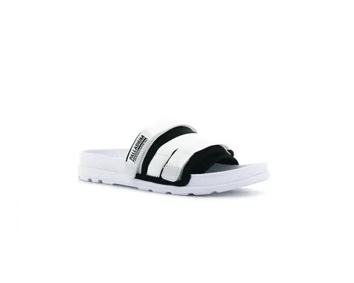 76696-102-M | SOLEA SLIDE | WHITE/BLACK
