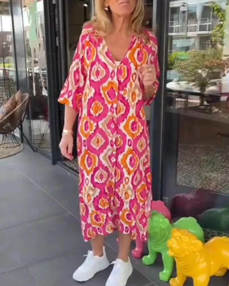 Adeline | Stylish Printed Dress