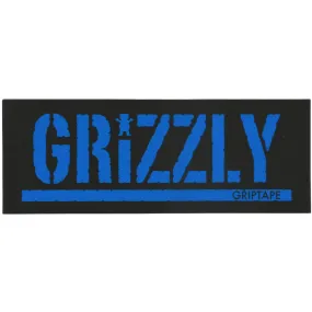 Adesivo Grizzly Griptape Script Blue