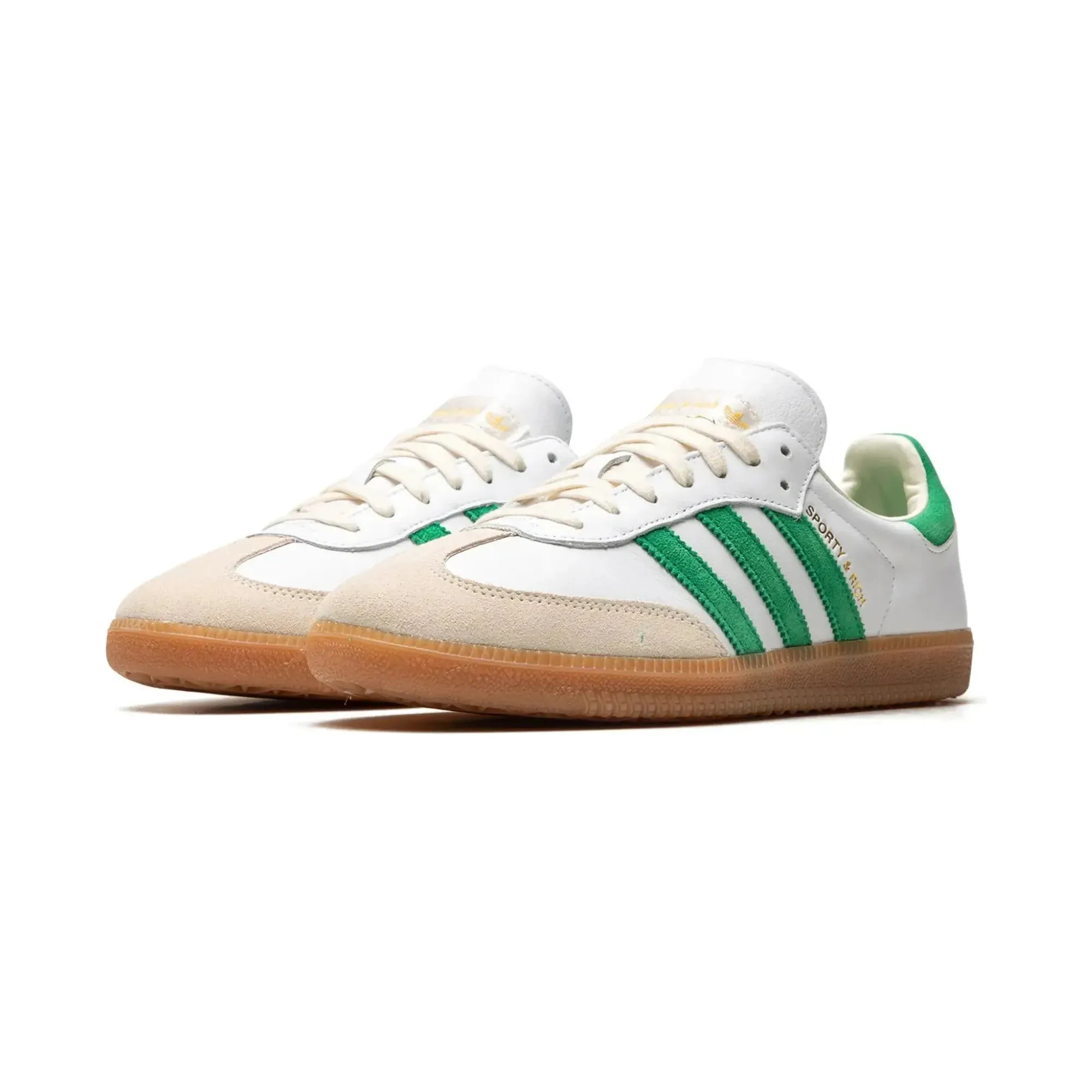 Adidas Samba "Sporty & Rich White Green"