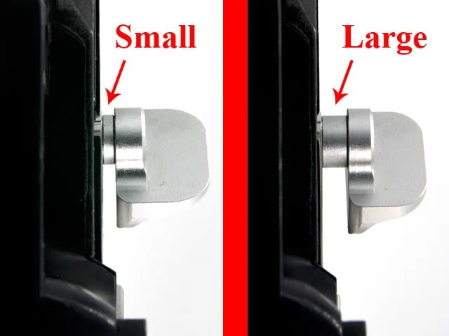 AIP Steel Slide Stop with Thumbrest for Hi-Capa (Black)