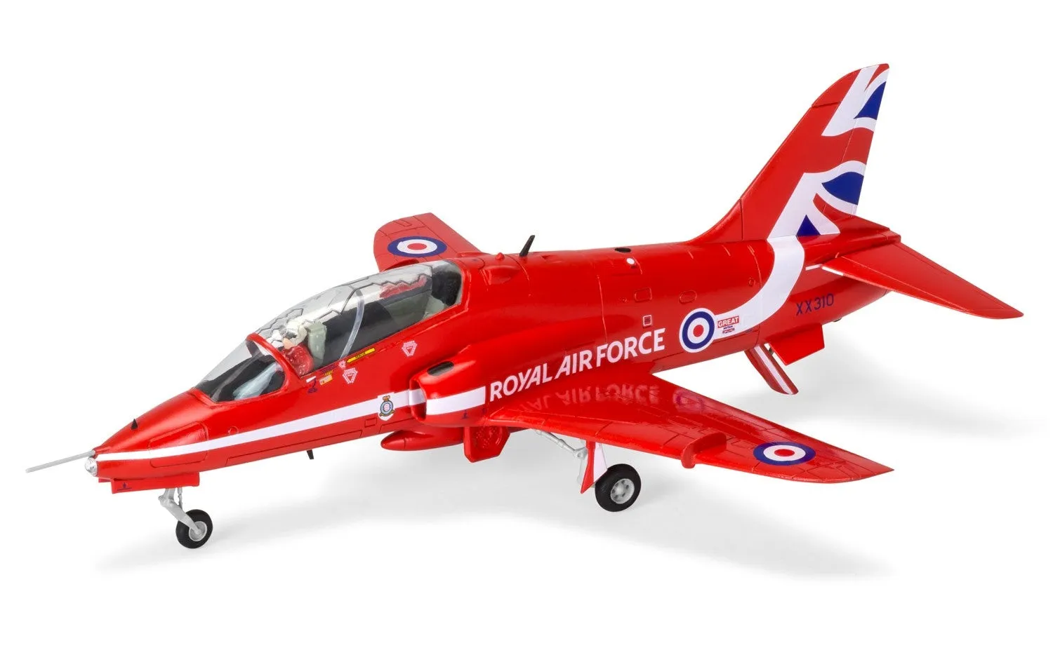 Airfix Medium Starter Set, Raf Red Arrows Hawk