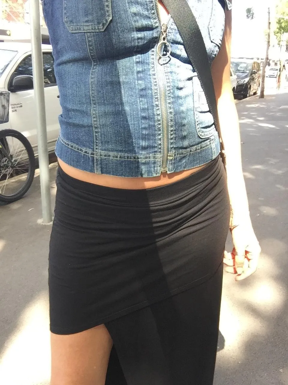 Asymmetric Maxi Skirt