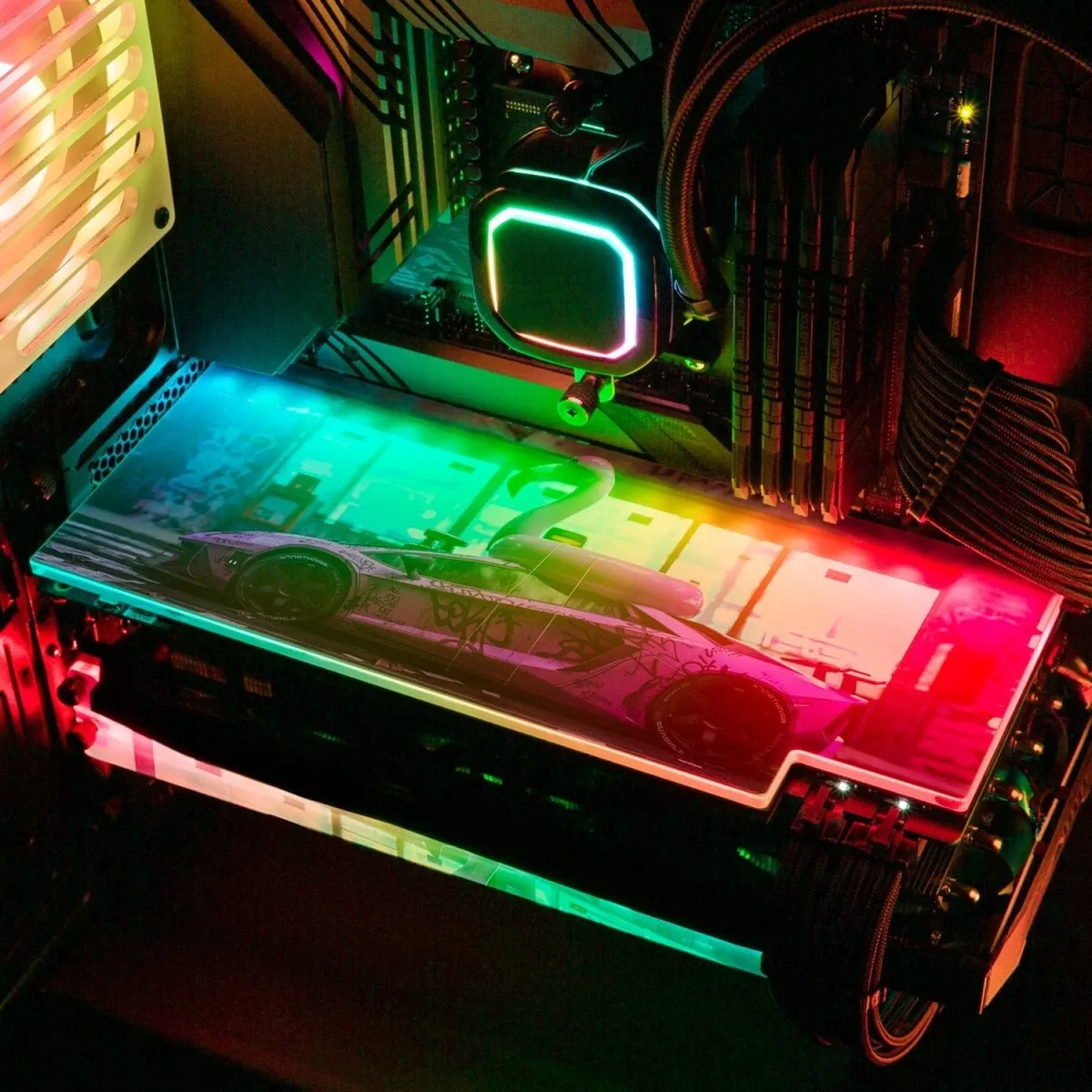 Bad Flamingo 2 RGB GPU Backplate