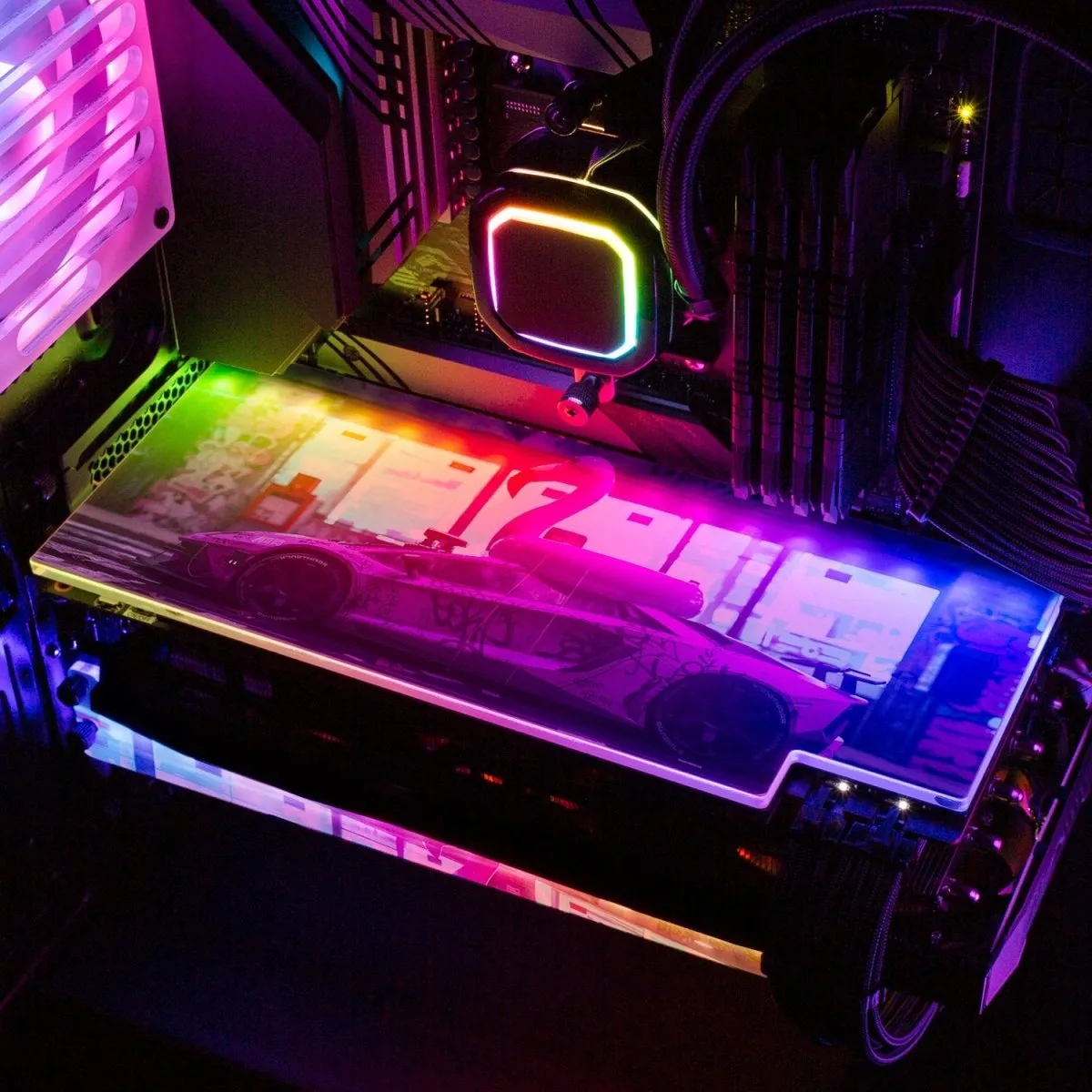 Bad Flamingo 2 RGB GPU Backplate