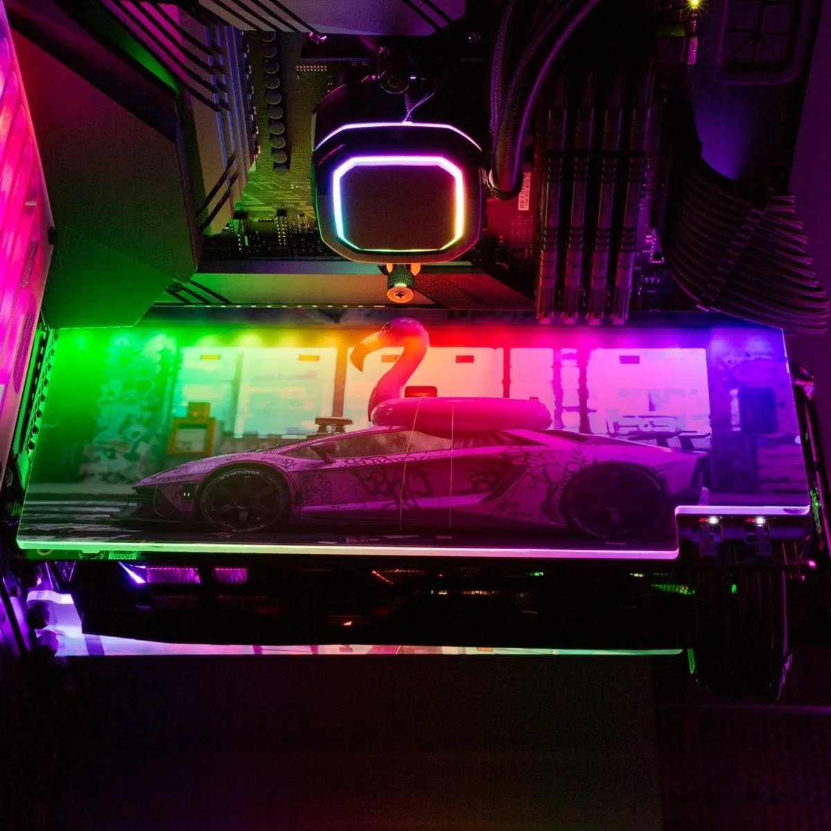 Bad Flamingo 2 RGB GPU Backplate