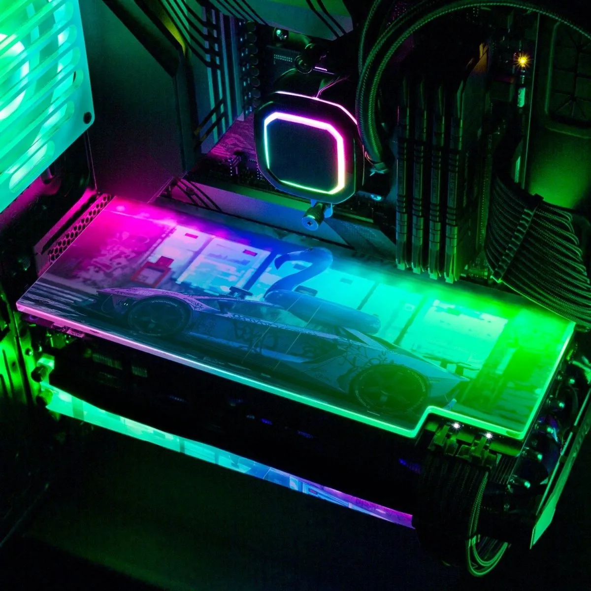Bad Flamingo 2 RGB GPU Backplate