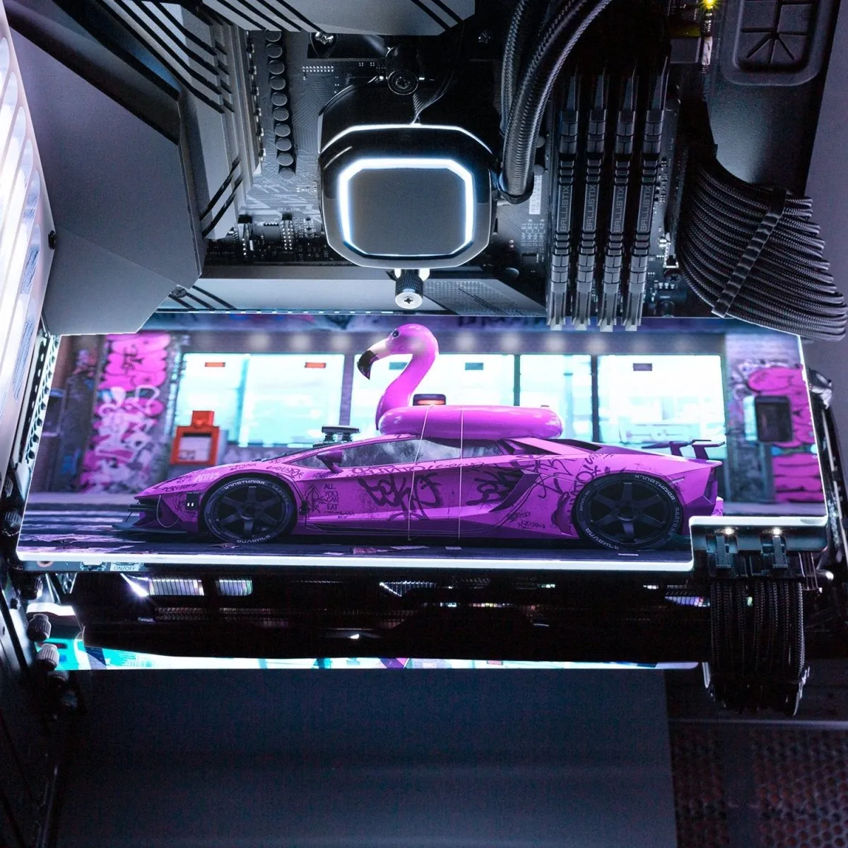 Bad Flamingo 2 RGB GPU Backplate