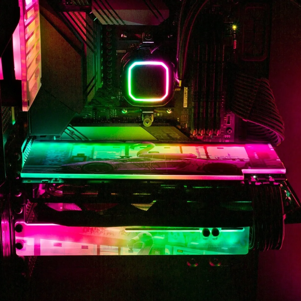 Bad Flamingo 2 RGB GPU Backplate
