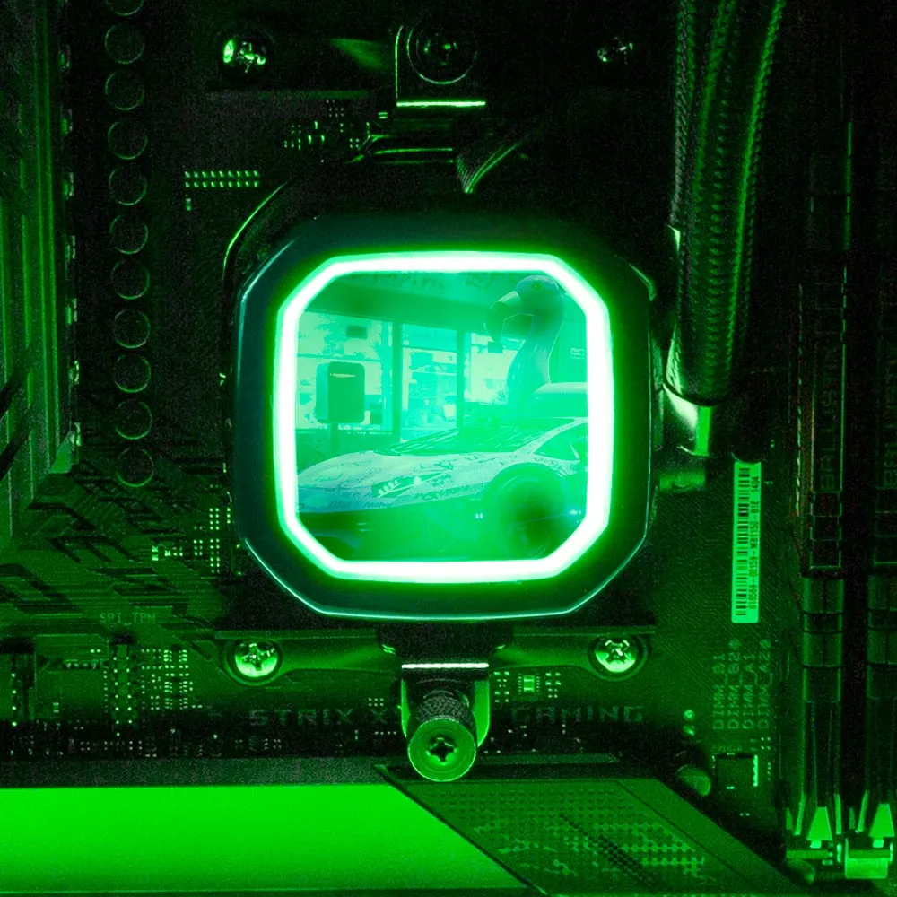 Bad Flamingo AIO Cover for Corsair RGB Hydro Platinum and Pro Series (H100i, H115i, H150i, H100X, XT, X, SE, H60)