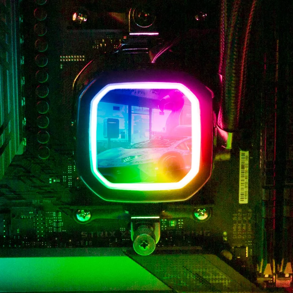 Bad Flamingo AIO Cover for Corsair RGB Hydro Platinum and Pro Series (H100i, H115i, H150i, H100X, XT, X, SE, H60)