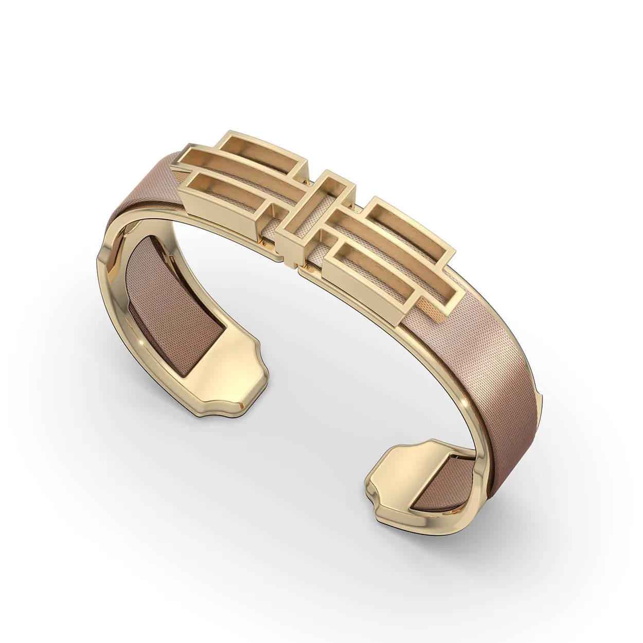 Ban Zu Silk Cuff - Bronze Glow
