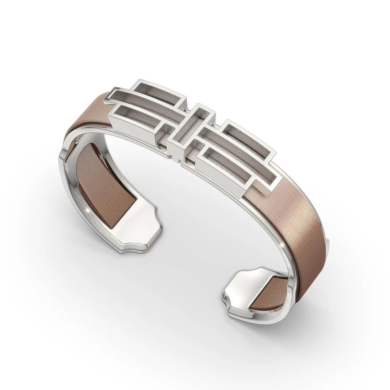 Ban Zu Silk Cuff - Bronze Glow