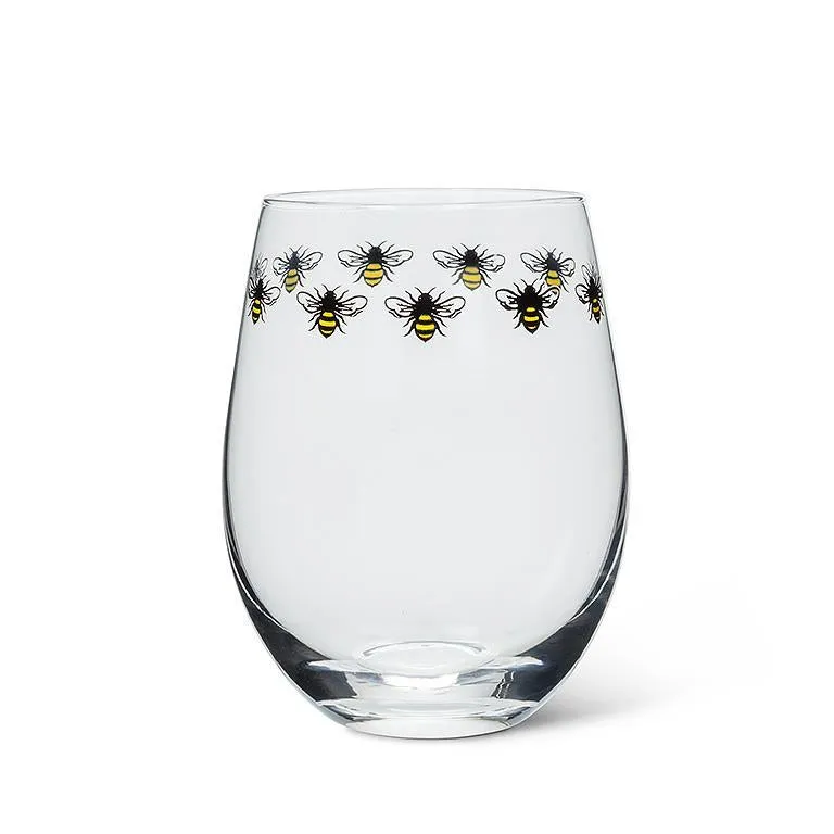 BEE RING STEMLESS WINE GLASS