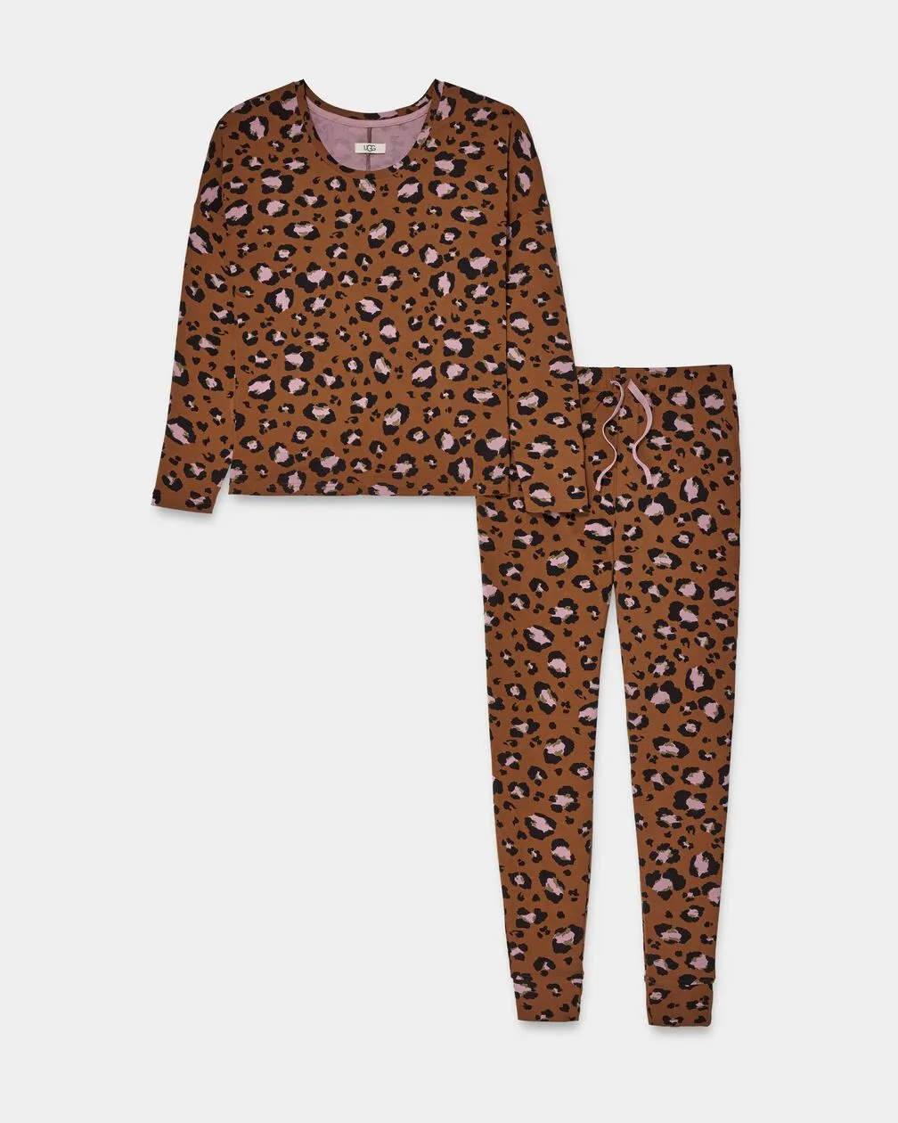Birgit Print Set, Cedar Bark Leopardo
