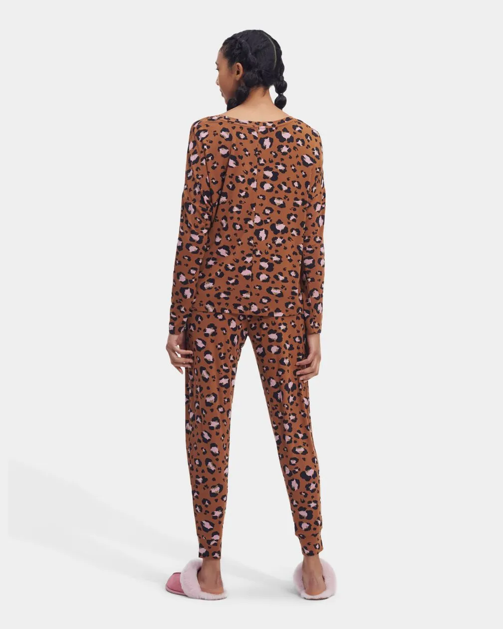 Birgit Print Set, Cedar Bark Leopardo