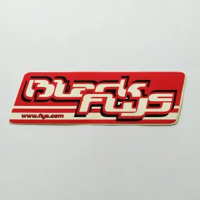 Black Flys Surf Skate Snowboard Eyewear Sticker