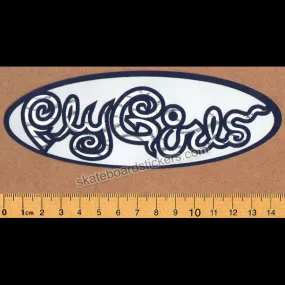 Black Flys Surf Skate Snowboard Eyewear Sticker