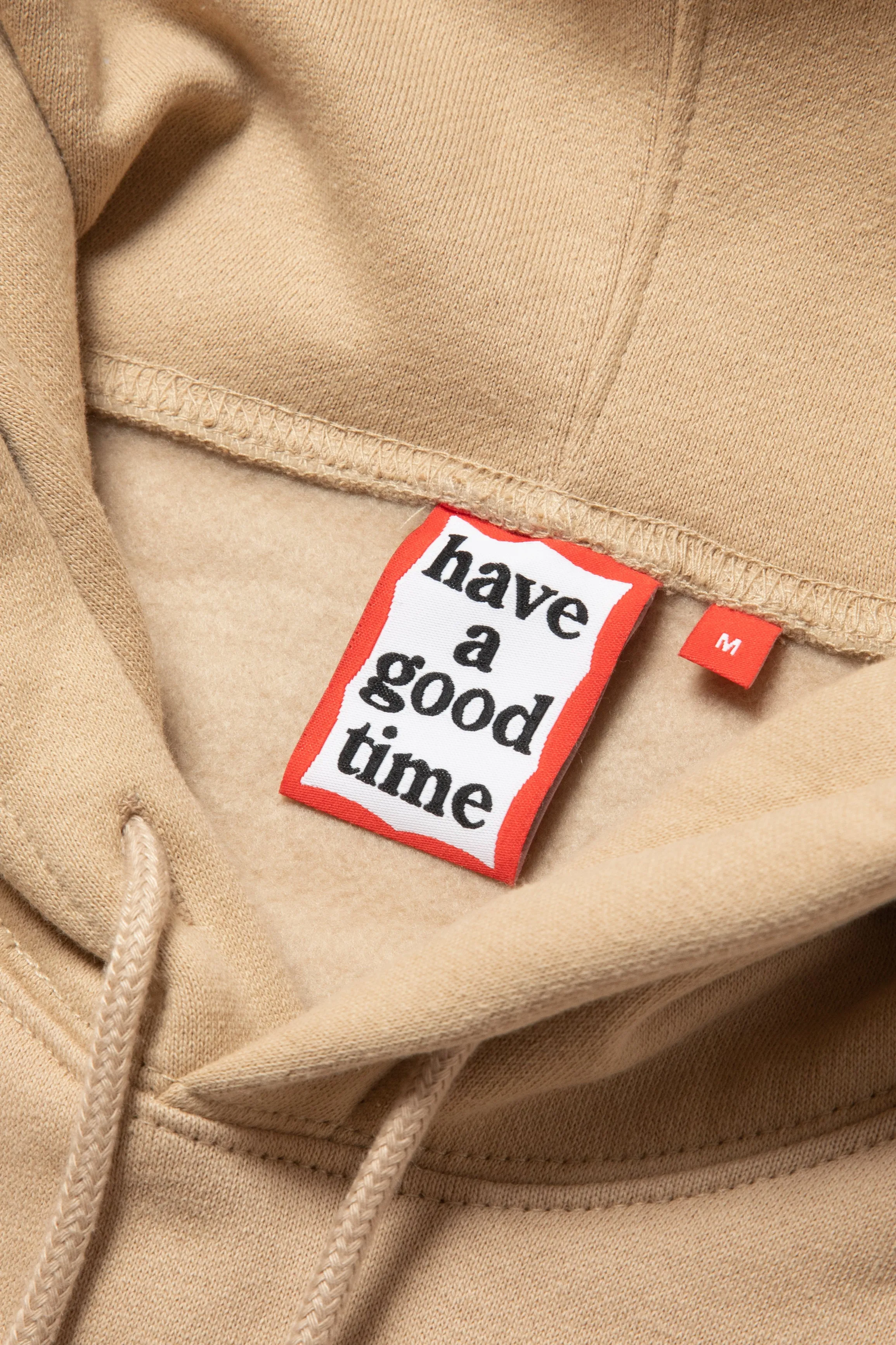 BLUE FRAME PULLOVER HOODIE FL TAN