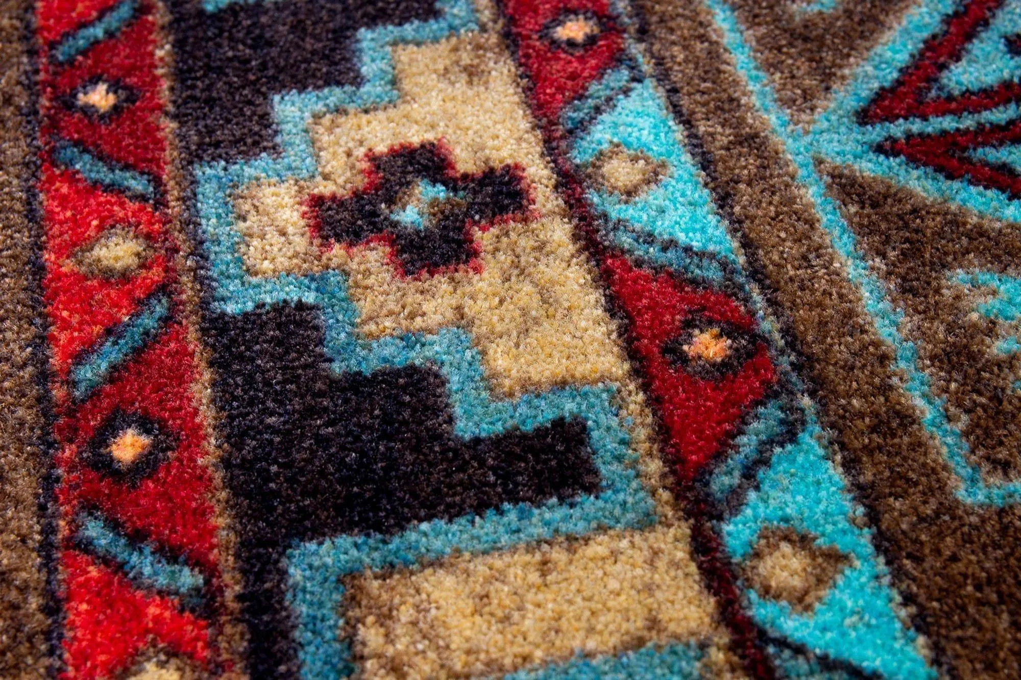 Blue Zircon Southwestern Floor Runner