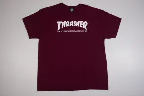 Camiseta Thrasher Skate Mag Bordô
