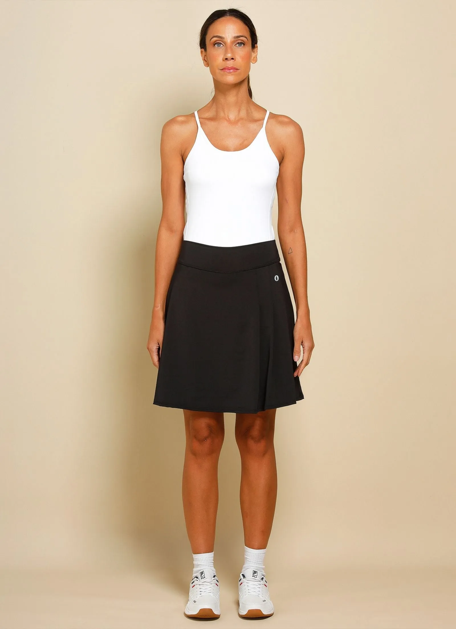 Classic Skirt / Skort (Black) 19"