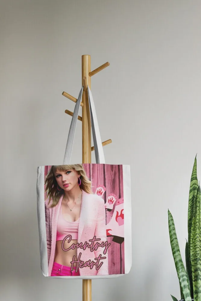 Country Heart Taylor Swift Poster INSTANT DOWNLOAD Art Print, Pink Room Decor, Celebrity Poster, Western Art College Dorm Posters, Pop Art Girls Trendy