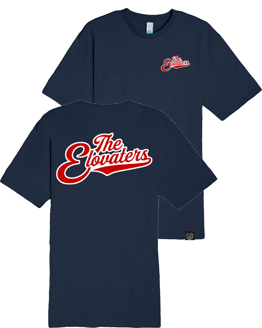 Cursive Logo Tee (Navy)