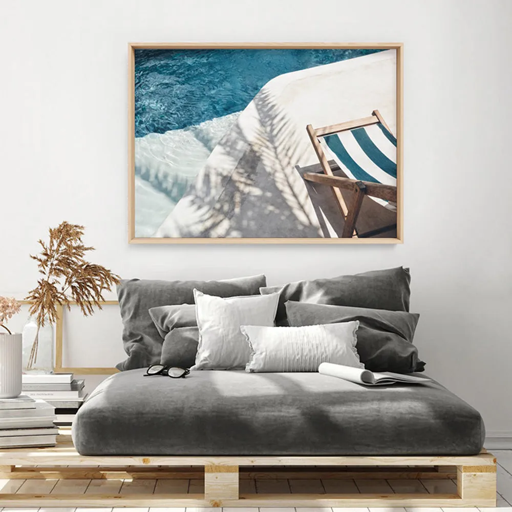 Daydreams by the Pool - Art Print