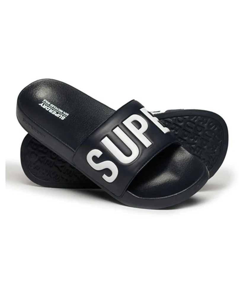 Deep Navy/Optic Core Vegan Pool Slide