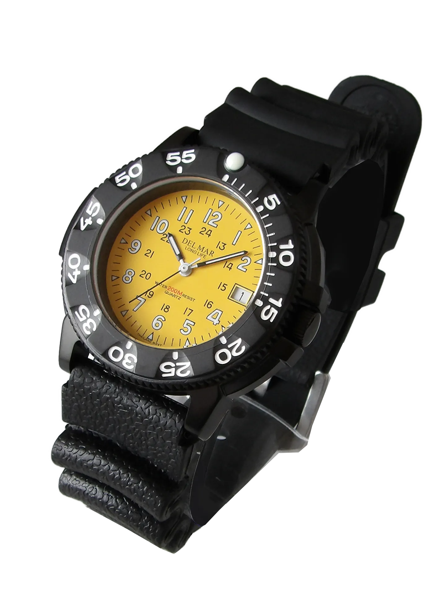 Del Mar Sand Key Ladies Watch: Yellow Face, 200M  #50281