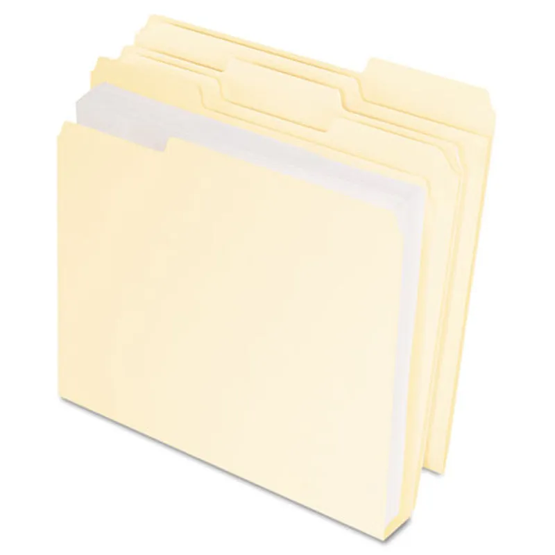 DoubleStuff File Folders, 3rd-Cut, Letter (50-pack)