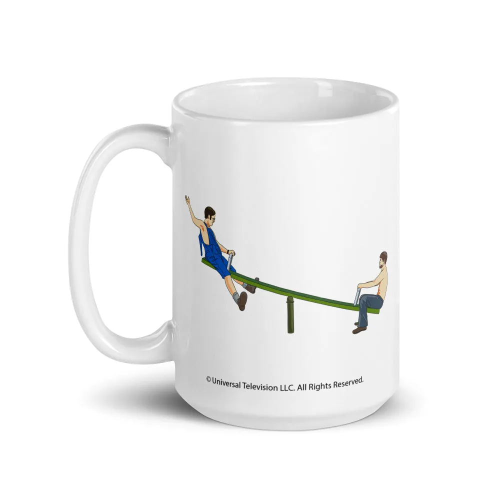 Dwight & Mose Seesaw - Coffee Mug