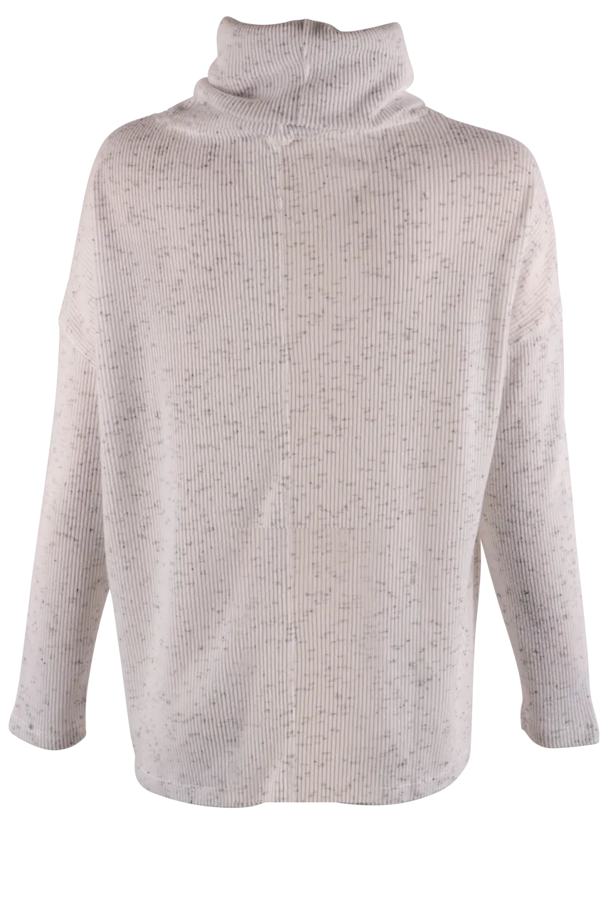 Dylan Fuzzy Cowl Neck Top