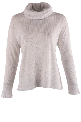 Dylan Fuzzy Cowl Neck Top