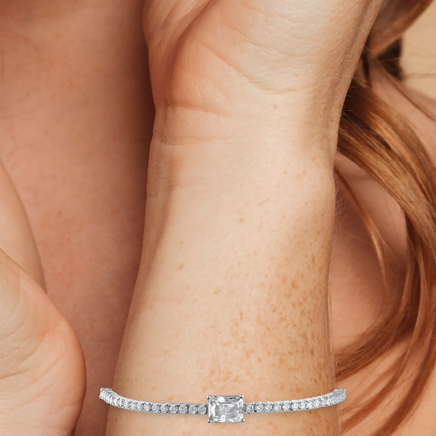 Emerald Center CZ Bracelet