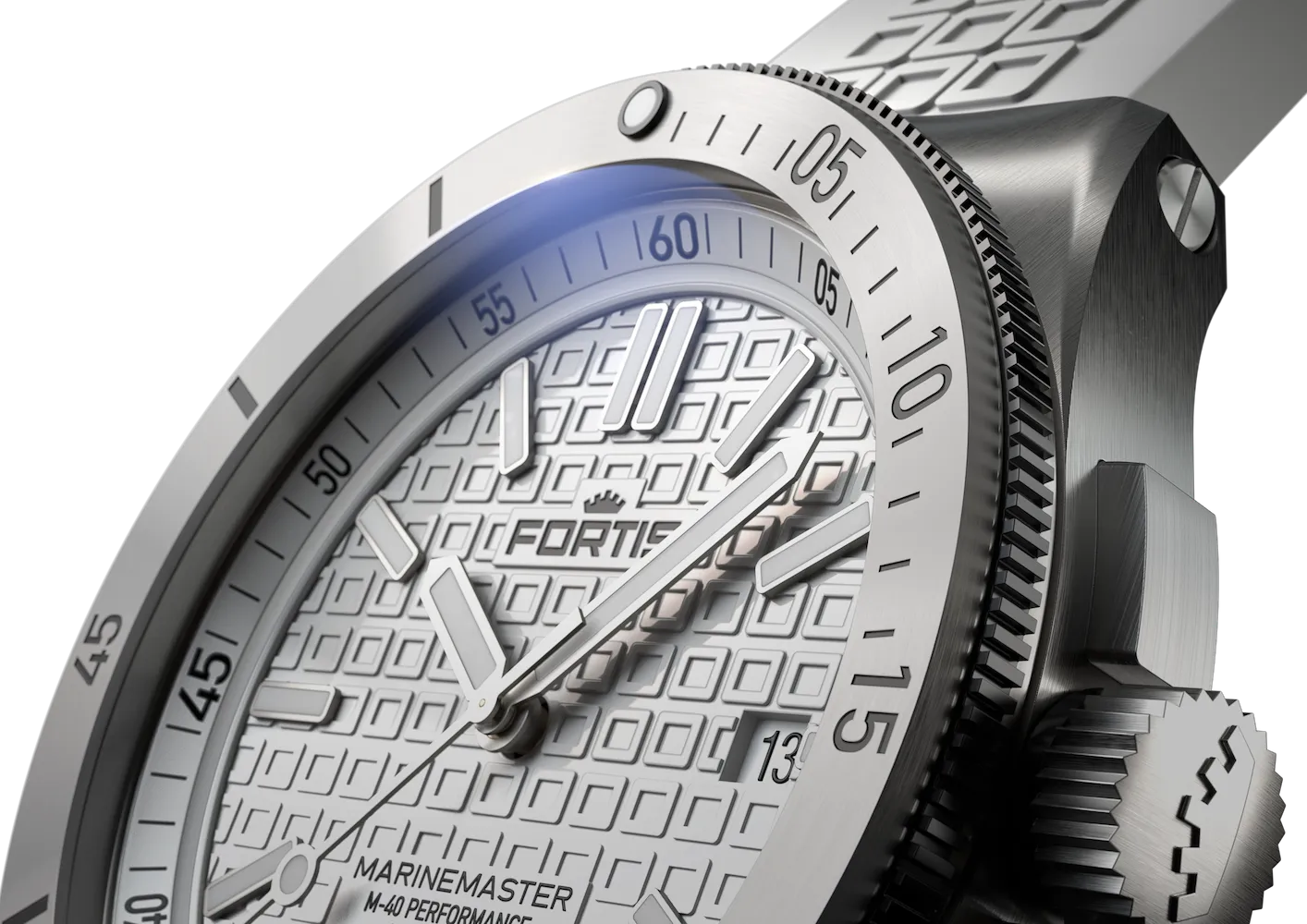 FOR Watch Marinemaster M-4 Snow White